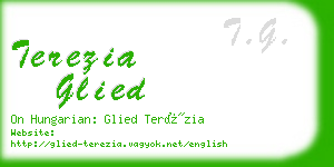 terezia glied business card